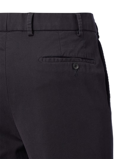 Hiltl Regular Fit Chino mit Webstruktur Anthrazit 4