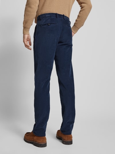 Manuel Ritz Slim Fit Cordhose mit Anhänger Marine 5