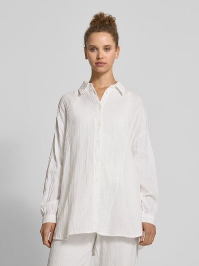 Only Oversized blouse van puur katoen, model 'THYRA' Offwhite - 4