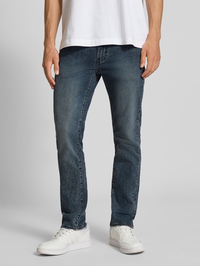 Levi's® Slim Fit Jeans im Used-Look Modell '511®' Jeansblau 4
