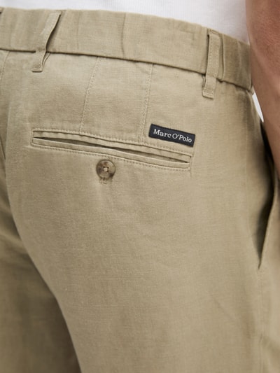 Marc O'Polo Leinenhose Modell 'OSBY JOGGER PLEATS' Beige 3