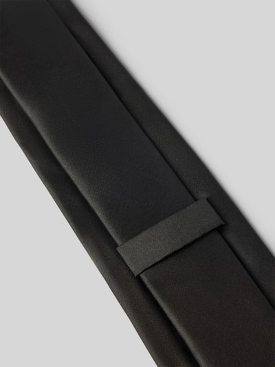 OLYMP Krawatte aus Seide mit Logo-Innenfutter Black 3