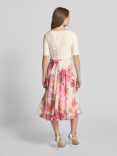 Christian Berg Cocktail Cocktailkleid im 2-in-1-Look Ecru Melange 5