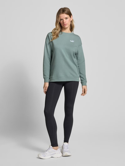 PUMA PERFORMANCE Bluza z wyhaftowanym logo Trzcinowy 1