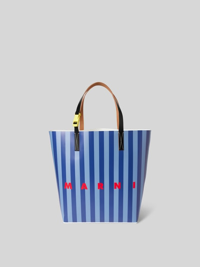 Marni Shopper mit Klickverschluss Blau 1