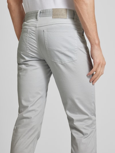 Christian Berg Men Broek in 5-pocketmodel Lichtgrijs - 3