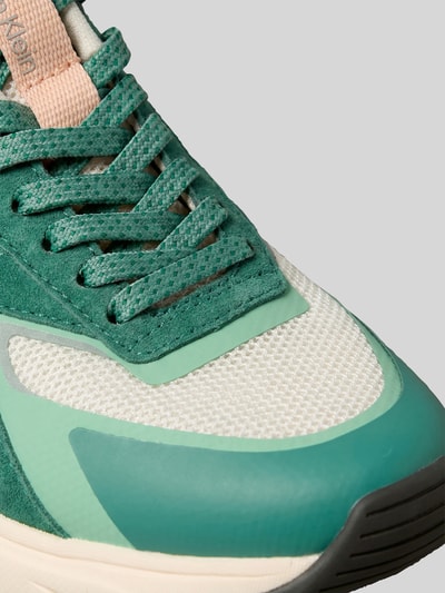 CK Calvin Klein sneakers met profielzool Lichtgroen - 4