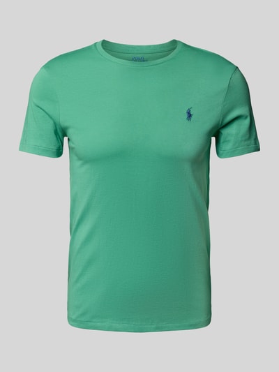 Polo Ralph Lauren T-Shirt mit Label-Stitching Oliv 2
