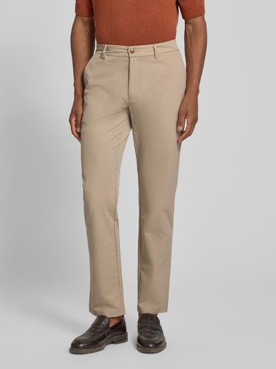 MCNEAL Slim Fit Hose mit Gesäßtaschen Sand 4