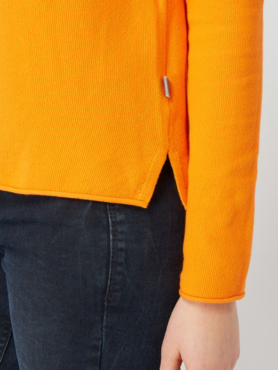 Lieblingsstück Pullover met gestructureerd breipatroon  Oranje - 3