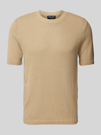 Antony Morato T-shirt in tricotlook Beige - 2