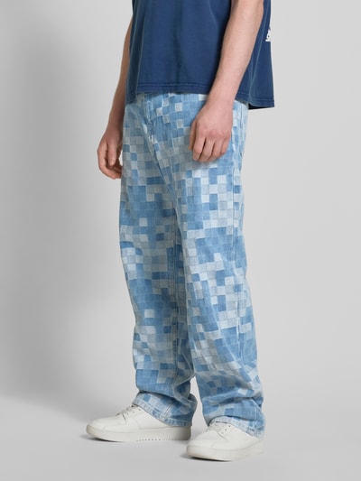 REVIEW Baggy Fit Jeans aus reiner Baumwolle Blau 4