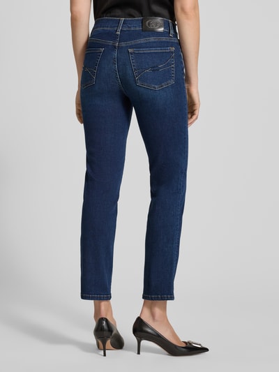 Liu Jo White Slim Fit Jeans mit Eingrifftaschen Dunkelblau 5