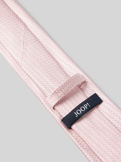 JOOP! Collection Krawatte mit Label-Detail Hellrosa 3