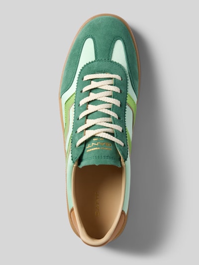 Gant Sneaker aus Leder-Mix mit Label-Detail Modell 'CUZIMA' Hellgruen 3