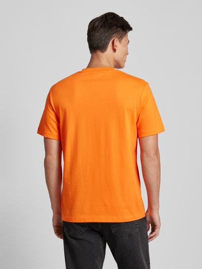 Lacoste T-Shirt mit Label-Badge Orange 5