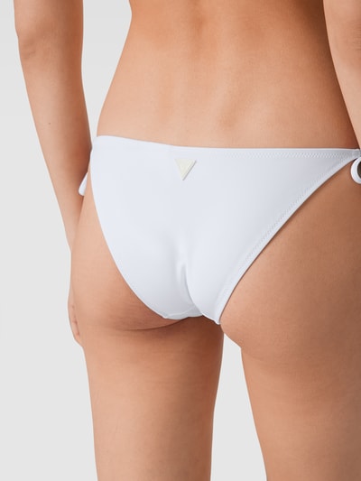 Guess Figi bikini z detalem z logo Biały 3