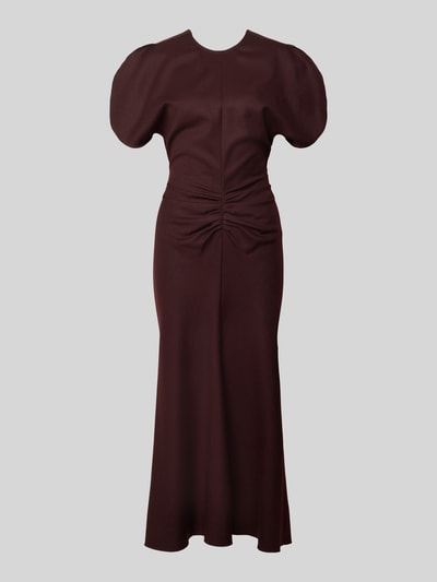 Victoria Beckham Abendkleid aus Seide mit Taillenraffung Bordeaux 2
