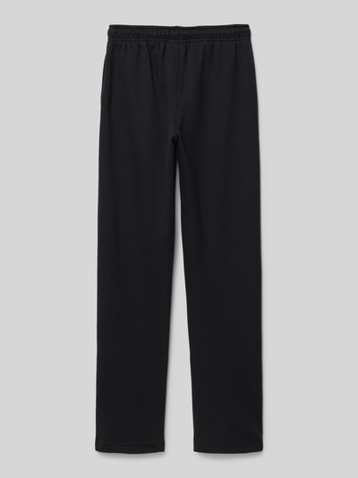 CHAMPION Straight leg sweatpants met labelstitching Zwart - 3