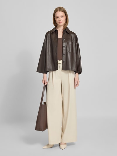 Christian Berg Woman Stoffhose mit französischen Eingrifftaschen Ecru 1