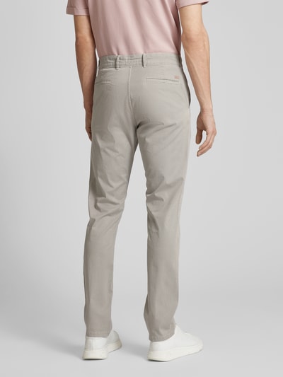 BOSS Orange Slim fit chino met paspelzakken Beige - 5