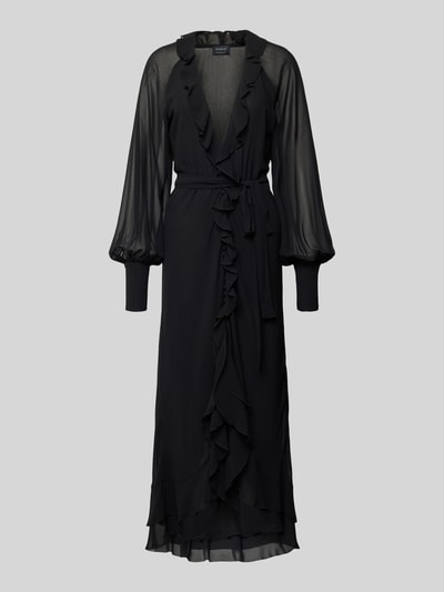 Bardot Abendkleid mit Volants Modell 'KASSIA' Black 2