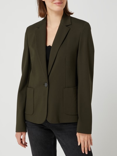 Jake*s Collection Blazer mit Stretch-Anteil Dunkelgruen 4