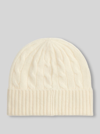 Polo Ralph Lauren Mütze aus Woll-Mix mit Logo-Stitching Offwhite 3