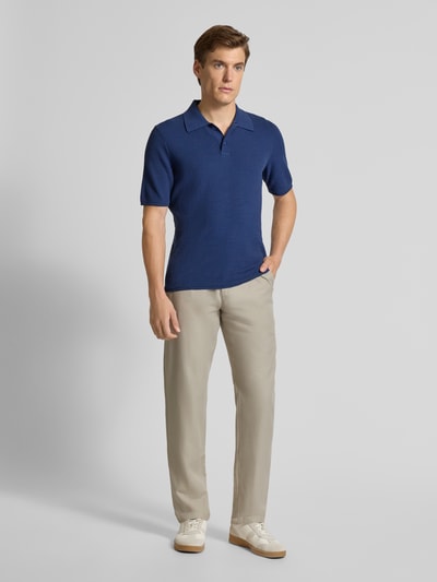 Marc O'Polo Tapered Chino aus Baumwoll-Leinen-Mix Model 'OSBY JOGGER' Mittelgrau 1