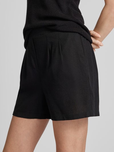 Vero Moda High waist korte broek in effen design Zwart - 3