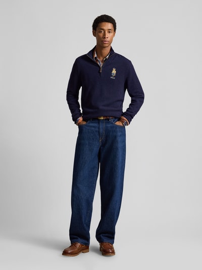 Polo Ralph Lauren Regular Fit Pullover aus reiner Wolle Marine 1