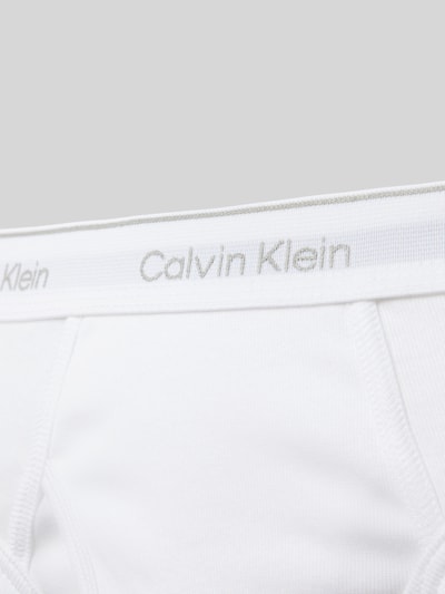 Calvin Klein Underwear Slipy z pasem z logo w zestawie 3 szt. Jasnoszary 2