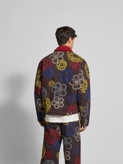 Kenzo Jacke mit Reißverschluss Schoko 5