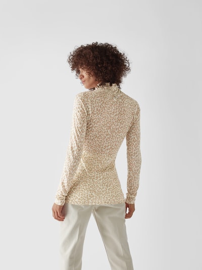 Forte Forte Longsleeve mit Rollkragen Beige 5