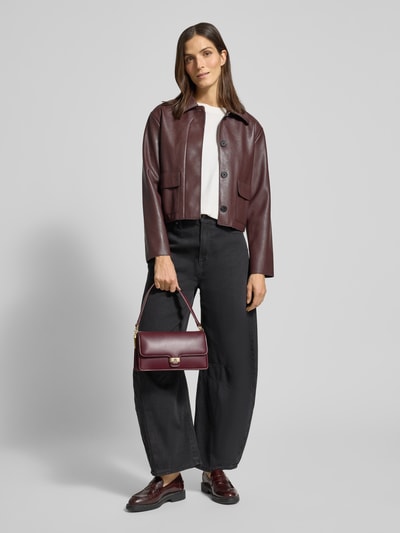 Tommy Hilfiger Schoudertas met labelapplicatie Bordeaux - 1