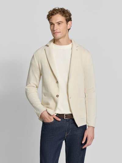 Manuel Ritz Regular fit cardigan met wol Offwhite - 4