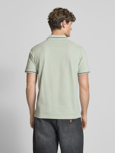CHAMPION Regular Fit Poloshirt mit Logo-Stitching Mint 5