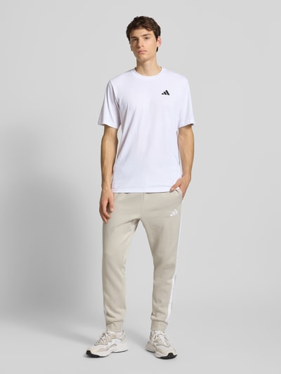 adidas Training T-shirt z nadrukiem z logo Biały 1