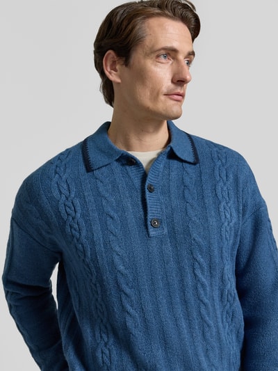 Scotch & Soda Regular Fit Strickpullover mit Woll-Anteil Bleu 3