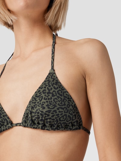 Jake*s Casual Top bikini ze wzorem na całej powierzchni Khaki 3