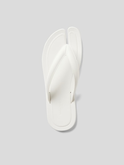 Maison Margiela Zehentrenner mit Tabi-Toe Weiss 5