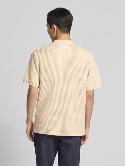 Les Deux Poloshirt met labeldetail Offwhite - 5