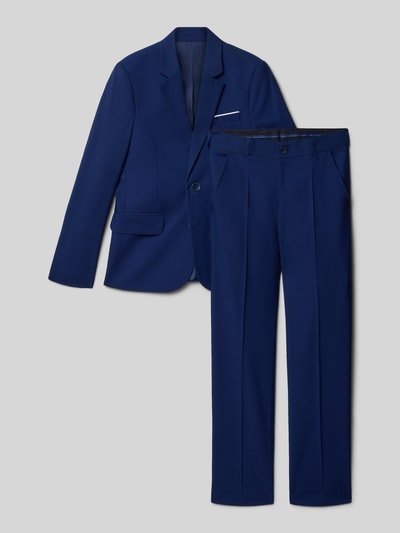 Standar Slim Fit Anzug mit Viskose-Anteil Marine 1