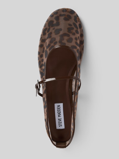 Steve Madden Ballerinas mit Dornschließe Modell 'MASH' Mittelbraun 3