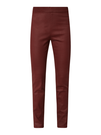 Marc Cain Leggings mit Beschichtung  Bordeaux 2