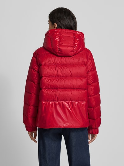LIU JO SPORT Gewatteerd jack met ritssluiting en klepzakken Donkerrood - 5