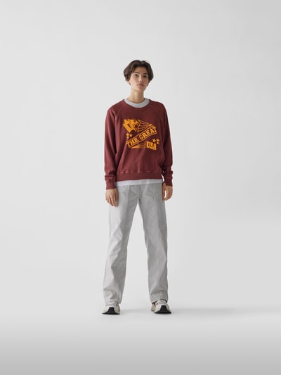 The Great Sweatshirt mit Brand-Detail Bordeaux Rot 1