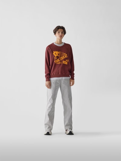 The Great Sweatshirt mit Brand-Detail Bordeaux 1