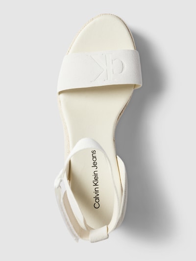 Calvin Klein Jeans Sandalen met plateauzool Beige - 3