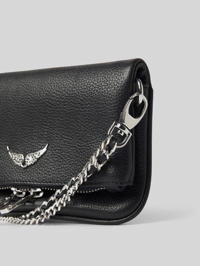 Zadig & Voltaire Crossbody Bag aus echtem Rindsleder Modell 'ROCK' Black 3